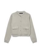 Vero Moda Vmapple ls o-neck bomber cardigan g taupe