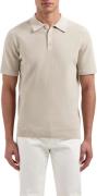 Pure Path Regular fit polo ss knitwear sand