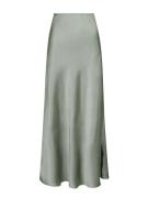 Neo Noir vicky heavy sateen skirt 159588 627 smoke green