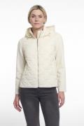 Rino & Pelle Light quilted jacket with scuba sleeves beige