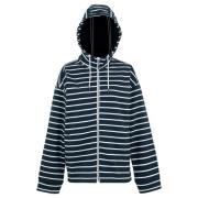 Regatta Dames bayletta ii gestreepte hoodie met volledige rits