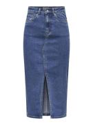 Only Onlsiri front slit skirt dnm gua no blue denim