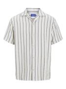 Jack & Jones jorcoba stripe resort shirt ss sn 12271060 celadon tint