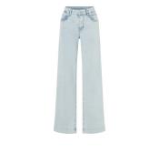 MAC rich palazzo; 4; d171; trousers ladies 0391523390 d171 bleached ja...