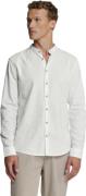 No Excess Shirt granddad solid h linen white