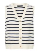 Vero Moda vmsaba sl v-neck button vest ga fr 10323563 birch