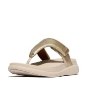 FitFlop F-mode go adjustable flatform toe-post sandals