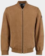 Donders 1860 Lederen jack varcity suède lumber jacket 52439.3/310