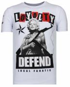 Local Fanatic Loyalty marilyn rhinestone t-shirt