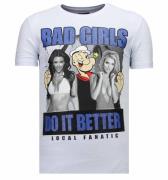 Local Fanatic Bad girls do it better rhinestone t-shirt