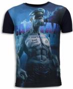 Local Fanatic Captain sailor man digital rhinestone t-shirt
