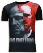 Local Fanatic El padrino digital rhinestone t-shirt