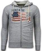 Enos Casual vest embroidery american heritage