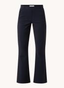 Studio Anneloes Flair mid waist flared fit pantalon van travelstof