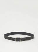 Armani Exchange Riem van leer met logo