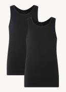 Schiesser Singlet van katoen in 2-pack