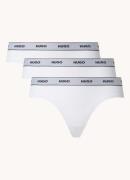 HUGO BOSS Slip met logoband in 3-pack