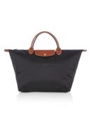 Longchamp Le Pliage handtas M met leren details