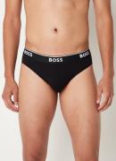 HUGO BOSS Slip met logoband in 3-pack