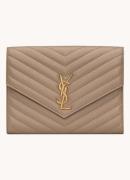 Saint Laurent Cassandre Matelassé clutch van quilted lamsleer