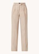 HUGO BOSS Taleco high waist straight fit pantalon van lyocell