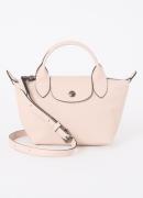 Longchamp Le Pliage Xtra handtas XS van leer met afneembare schouderri...