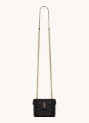 Saint Laurent June Micro crossbodytas van quilted lamsleer