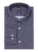 HUGO BOSS P-Roan slim fit overhemd met microdessin