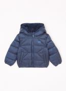 Levi's Puffer jack met capuchon en steekzakken