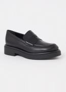 Dune London Goodluck loafer van leer