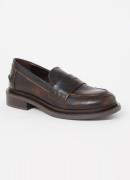 Dune London Giri loafer van leer