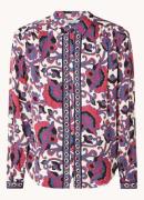 Gerard Darel Blouse van satijn met bloemenprint