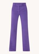 River Woods Mid waist straight fit pantalon met steekzakken