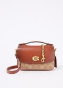 Coach Cassie 17 crossbodytas van kalfsleer met logoprint