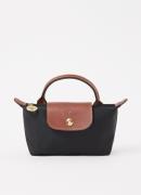 Longchamp Le Pliage handtas met leren details