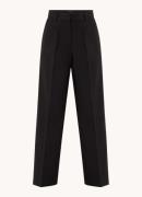 OLAF High waist wide fit pantalon met steekzakken