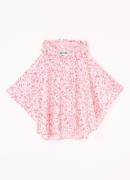 Benetton Poncho regenjas met print