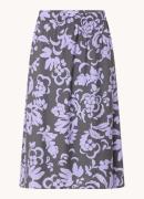 Josephine & Co Sia midi rok met bloemenprint