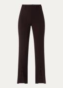 French Connection Whisper high waist flared fit pantalon met split