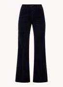 River Woods High waist flared broek van corduroy met steekzakken