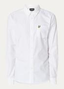 Lyle & Scott Slim fit overhemd met logoborduring