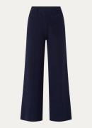 Benetton High waist wide fit pantalon met stretch