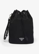 Prada Re-Nylon handtas met leren details en logo