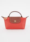 Longchamp Le Pliage Original handtas met leren details