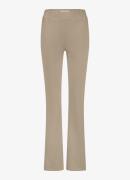 Studio Anneloes Flair mid waist flared fit pantalon van travelstof