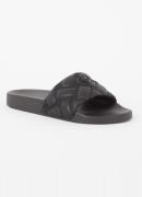 Kurt Geiger Meena Eagle slipper met quilt patroon