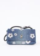 Marc Jacobs The Sequin Daisy Mini Dual handtas van denim