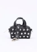 Núnoo Nugget mini crossbodytas van kalfsleer met studs