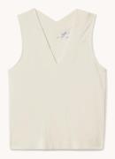 Reiss Mira top met V-hals