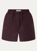 The Frankie Shop Lui high waist loose fit korte broek van katoen